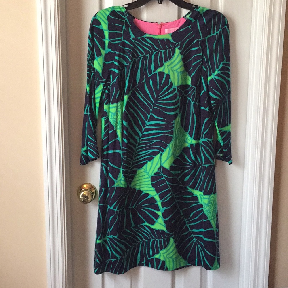 Lilly Pulitzer “Under the Palms” print shift dress